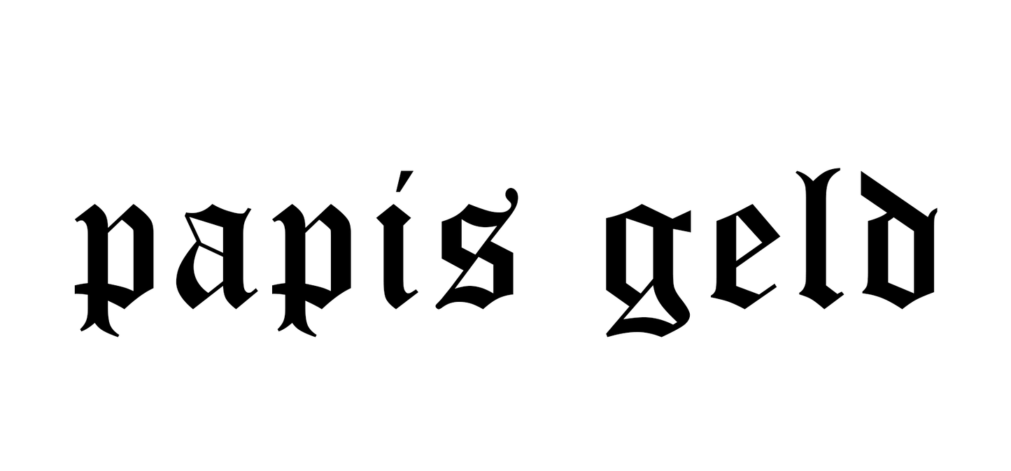PAPIS GELD STICKER