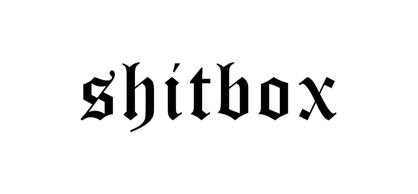 SHITBOX STICKER