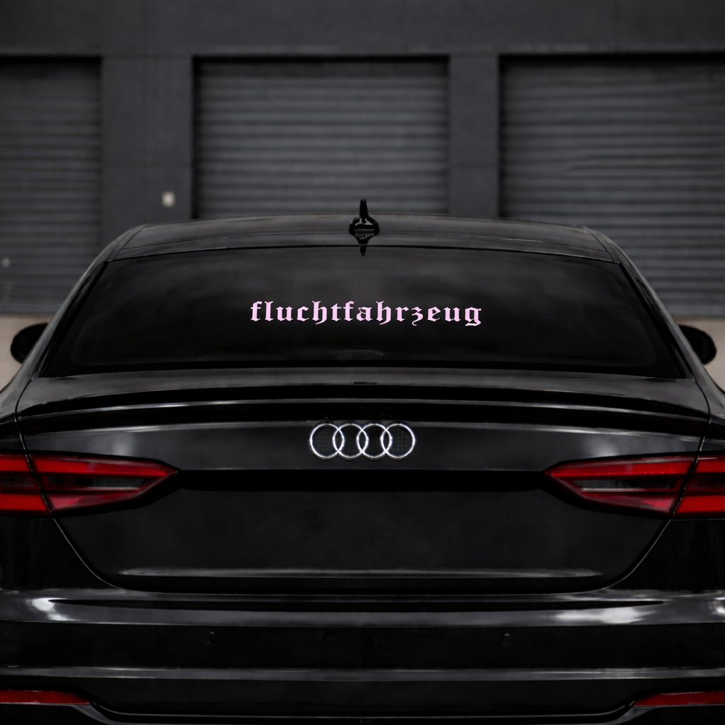FLUCHTFAHRZEUG STICKER