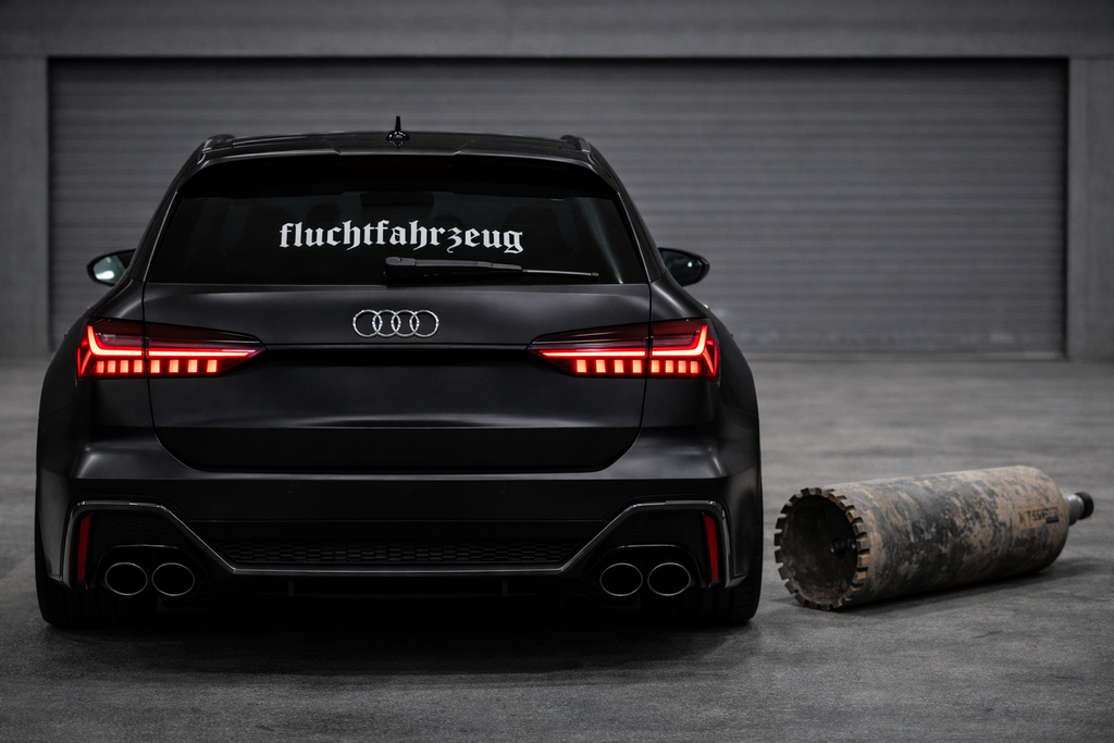 FLUCHTFAHRZEUG STICKER