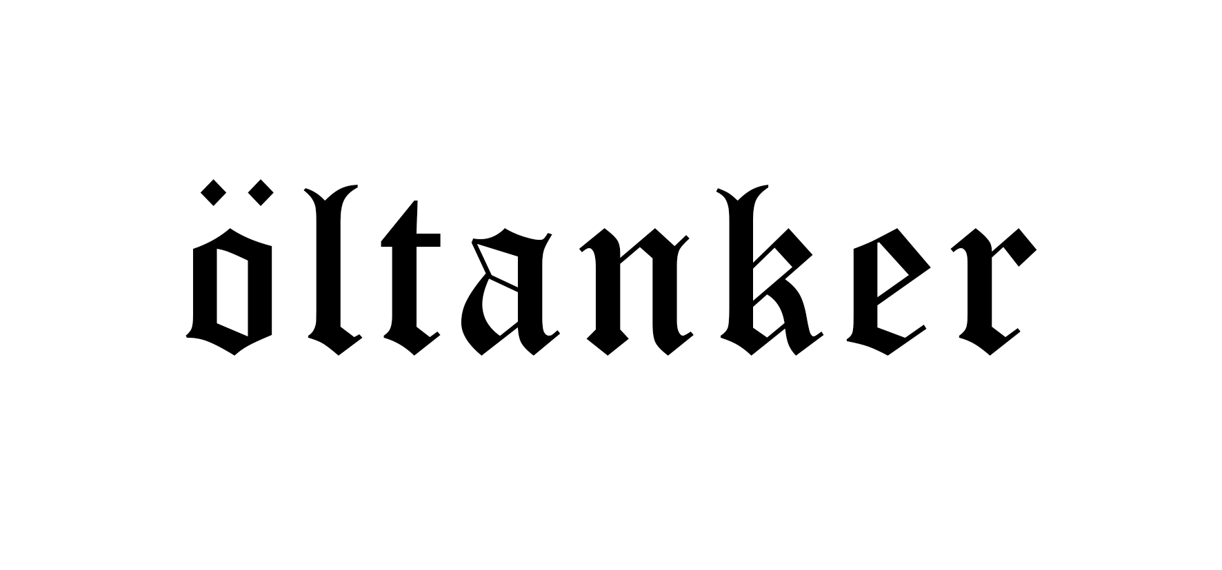 ÖLTANKER STICKER