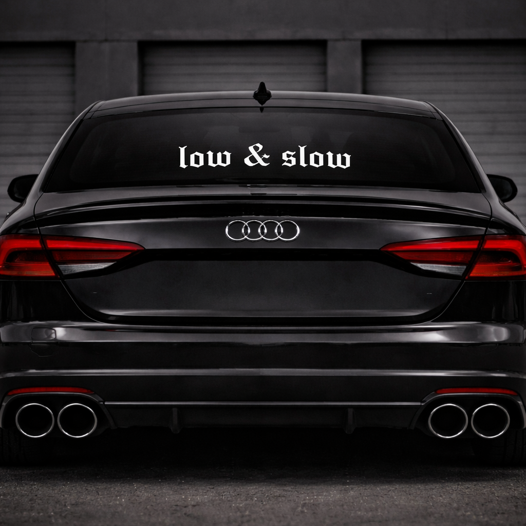 LOW & SLOW STICKER