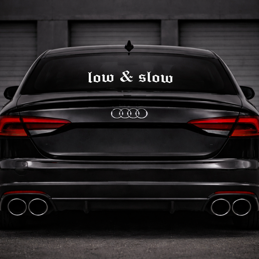 LOW & SLOW STICKER