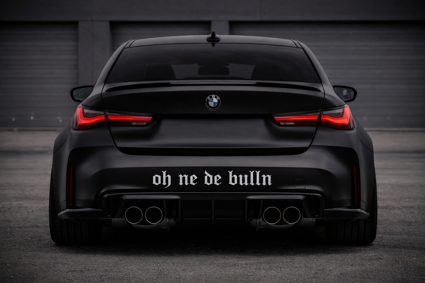 OH NE DE BULLN STICKER