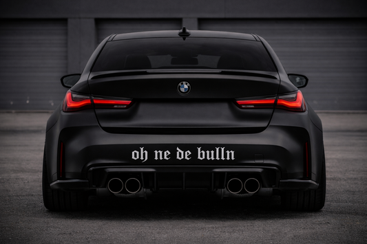 OH NE DE BULLN STICKER